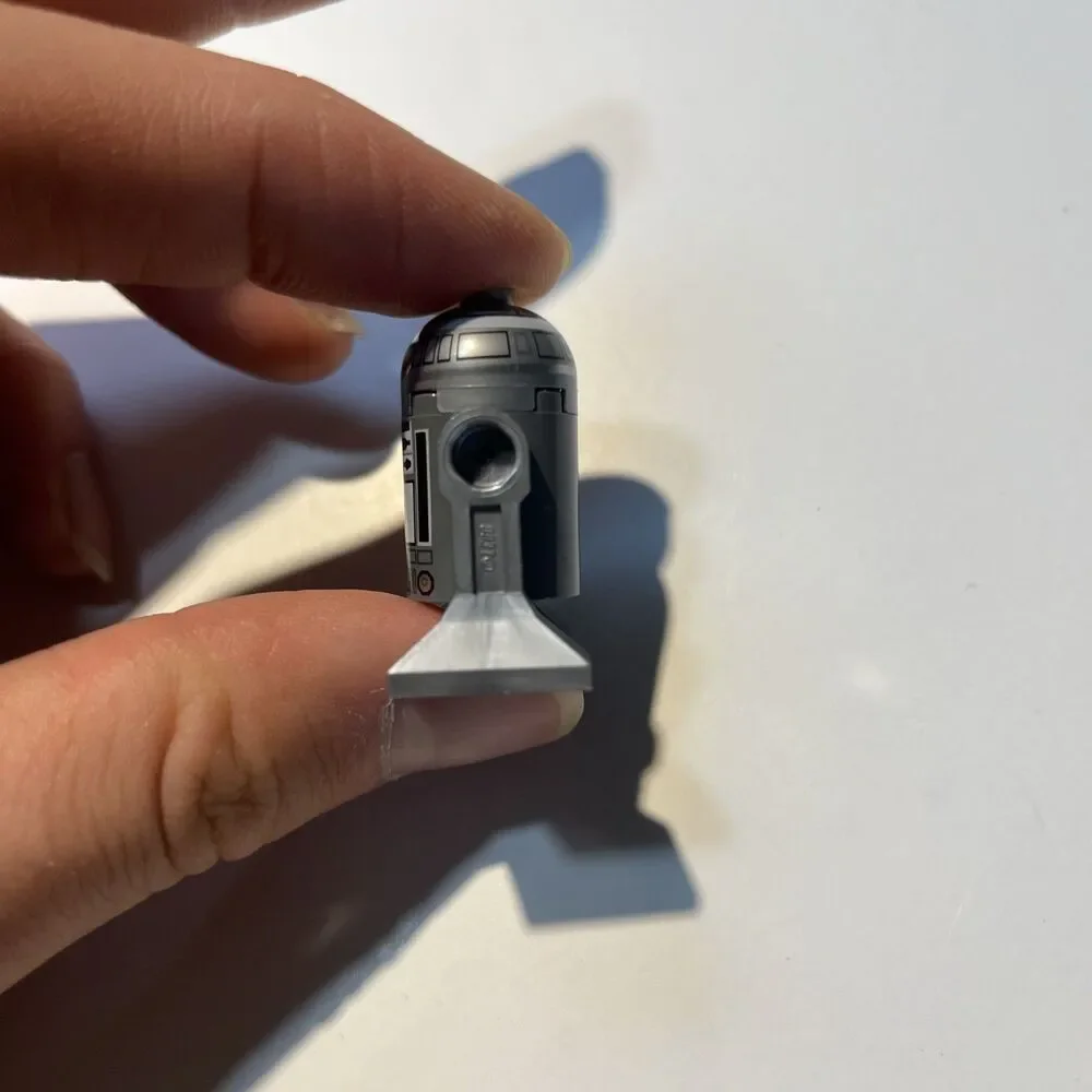 Lego Star Wars R2-Q2 Astromech Small Dots Minifigure 7915 Silver SD42 SHIPS FAST